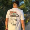 IMG_6326 Camiseta JARANA Grafito 2.0 de algodón orgánico, colaboración con los grafiteros Paquillo Santa y Nauni, inspirada en el arte urbano de Almería.